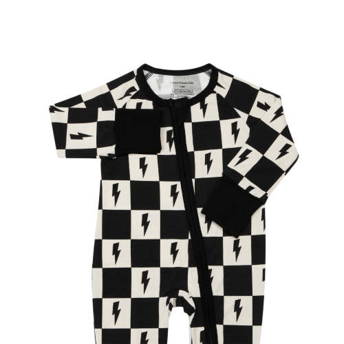 Bamboo Zip Romper | Checks & Bolts