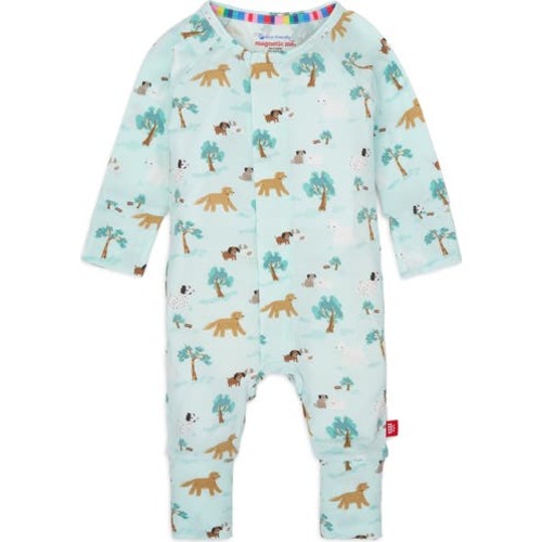 Central Bark Convertible Magnetic Romper, Newborn