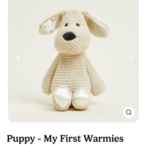 Microwavable Puppy - My First Warmies | Warmies USA