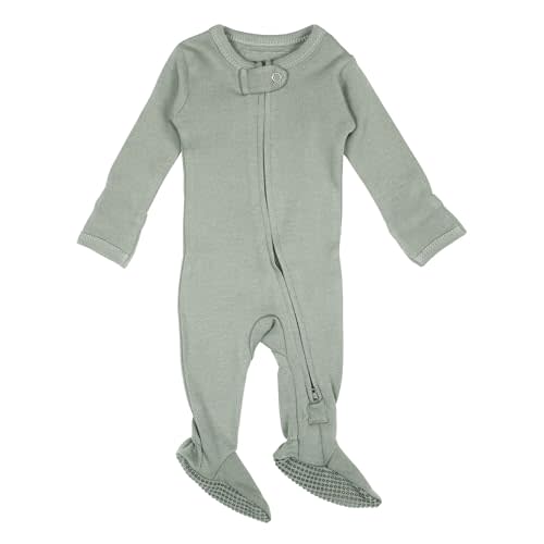 L'ovedbaby Baby Organic 2-way Zipper Footie