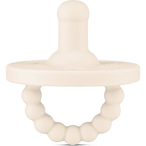 Ryan & Rose Cutie PAT Pacifier Teether (Stage 2, Ivory)