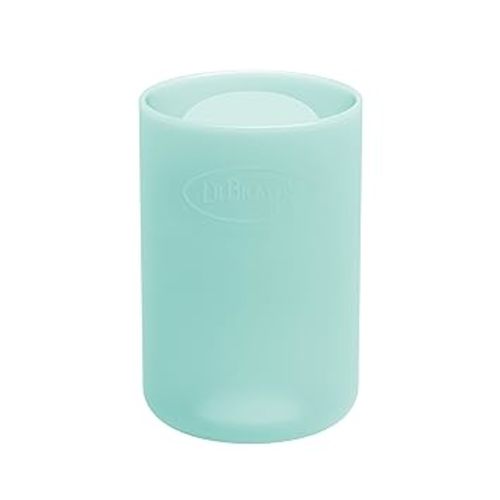 Dr. Brown's Natural Flow Options+ Glass Baby Bottle Sleeves,100% Silicone,4 oz,Narrow,Mint