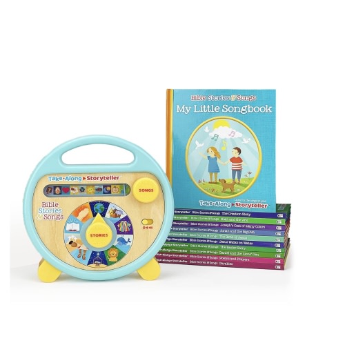 Bible Stories and Songs Interactive Electronic Take Along Storyteller with 11 Books (Little Sunbeams)