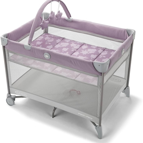 Amazon.com : Graco On The Go Zip Playard, Lilac Mod : Baby