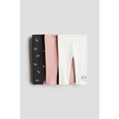 3-PACK COTTON JERSEY LEGGINGS