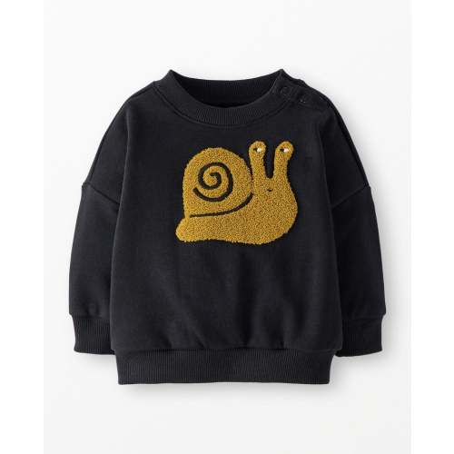 Baby Oversized French Terry Graphic Sweatshirt | Hanna Andersson
