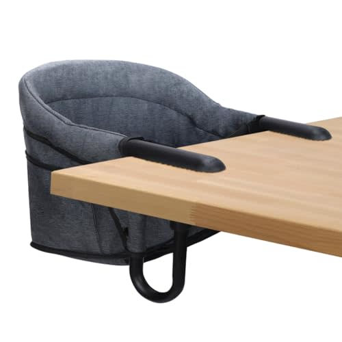Hook On Chair,Portable High Chair with Storage Bag - Hook On, Clip On, and Fast Table Chair with Removable Seat for Home and Travel