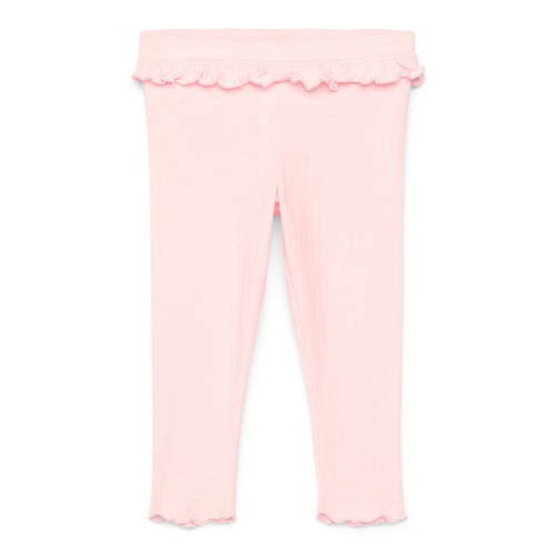 Garanimals Baby Girls' Ruffle Trim Pointelle Leggings, Sizes 0M-24M