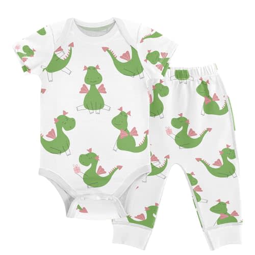 KICPOAY Baby Clothes Set Infant Bodysuits Pants Sets 0-24M For Boys Girls