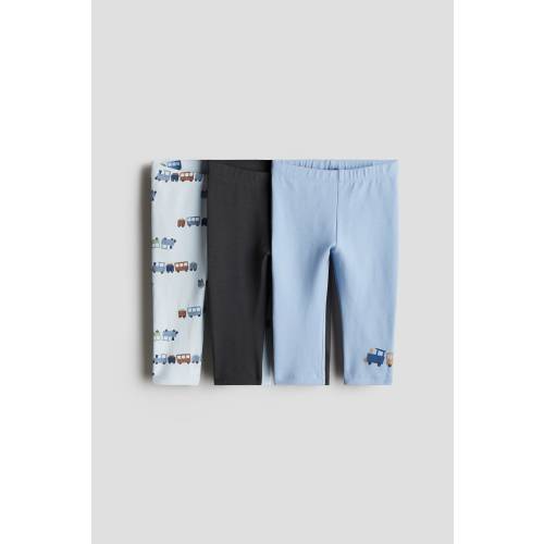 3-PACK COTTON JERSEY LEGGINGS
