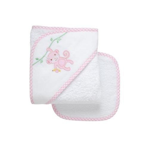 Playful Pals Hooded Towel & Washcloth Set