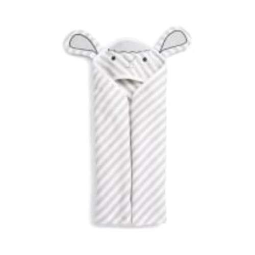 Hooded Animal Towel - Grey, Micro Sheep