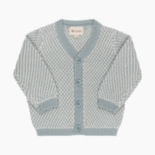 Elys & Co Bubble Knit Cardigan - Blue