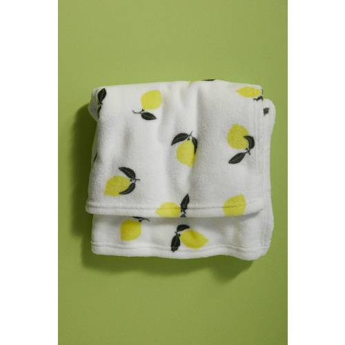 PATTERNED FLEECE THROW