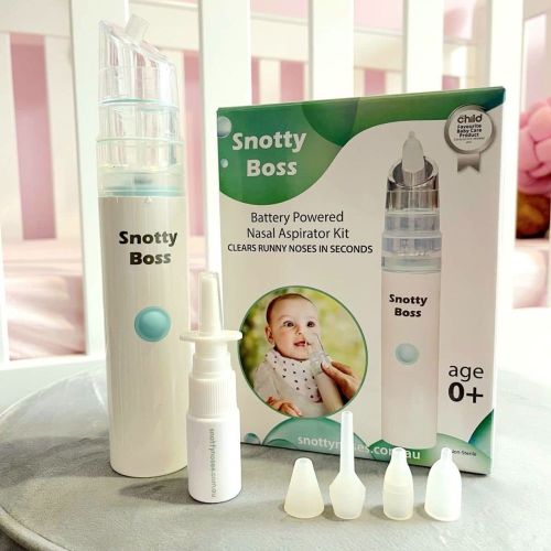Snotty Boss Nasal Aspirator Kit | First Aid | Baby Bunting AU