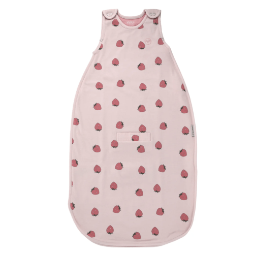 4 Season® Ultimate Baby Sleep Bag, Merino Wool & Organic Cotton, Strawberry