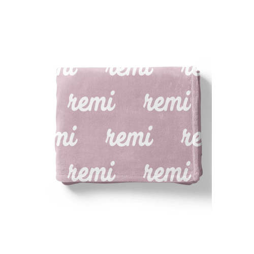 Violet Tones Personalized Color Blanket