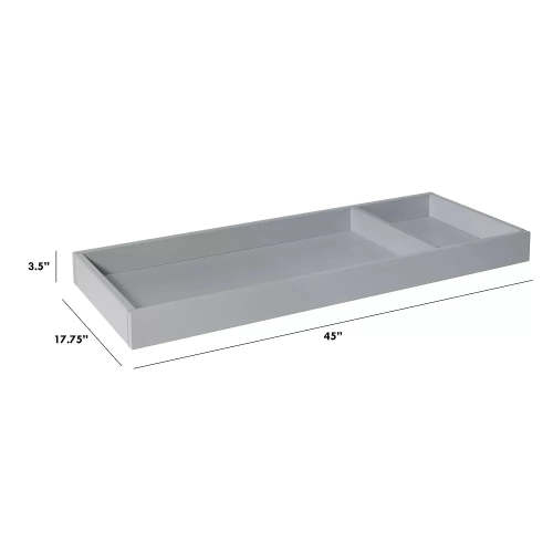 Universal Wide Removable Changing Tray - Grey