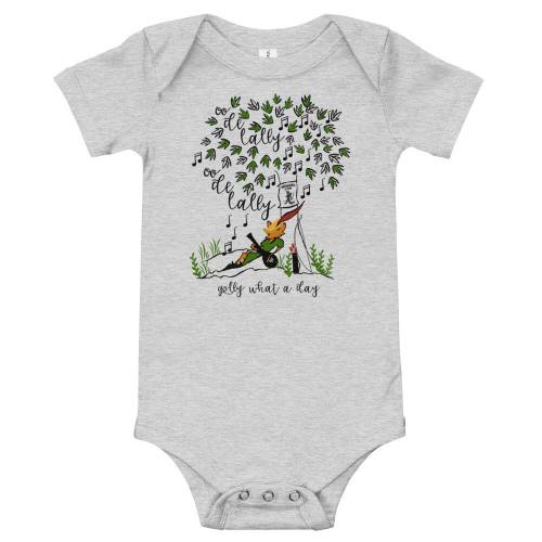 Disney Robin Hood Baby Onesie Oo de Lally Golly What a Day Disney Shirt Vintage Robin Hood Fox Baby One Piece Bodysuit