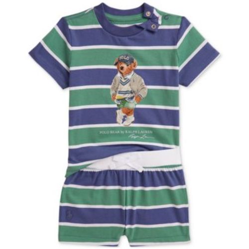Baby Boys Polo Bear Tee & Shorts Set