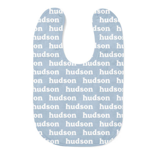 Personalized Baby Name Bib | Sky