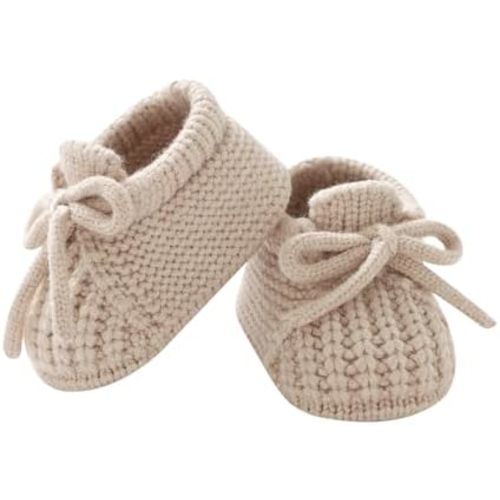 DovFanny Baby Booties Newborn Baby First Shoes Cozy Warm Knit Soft Booties for Toddler Infant Boy Girl