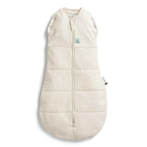 ergoPouch 2.5 TOG Cocoon Swaddle, 0-3 Months – Oatmeal Marle Print