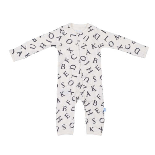 Organic Cotton Magnetic Coverall 0-3 MO