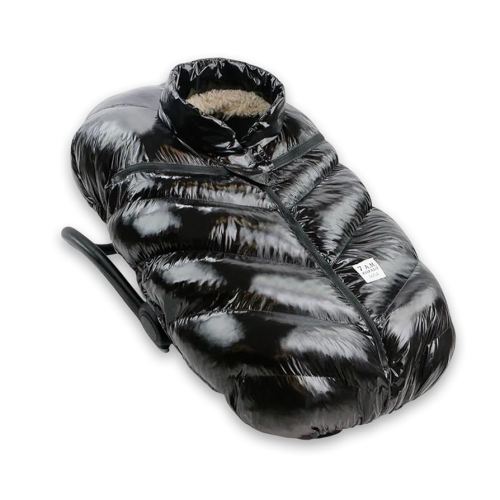 7AM Infant Car Seat Cover - Winter Puffy Cover with Center Zipper for Baby Boys & Girls, Lightweight, Windproof & Water-Repllent Outer Shell, Universal Fit for Infant Car Seat | (0-12M)