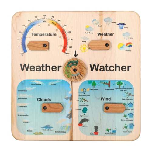Weather Station Montessori Weather Chart Weather Wheel Wooden Weather Gift for Kids Weather Calendar - Etsy