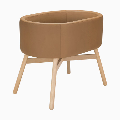 babyletto babyletto x GATHRE Capsule Bassinet - Camel