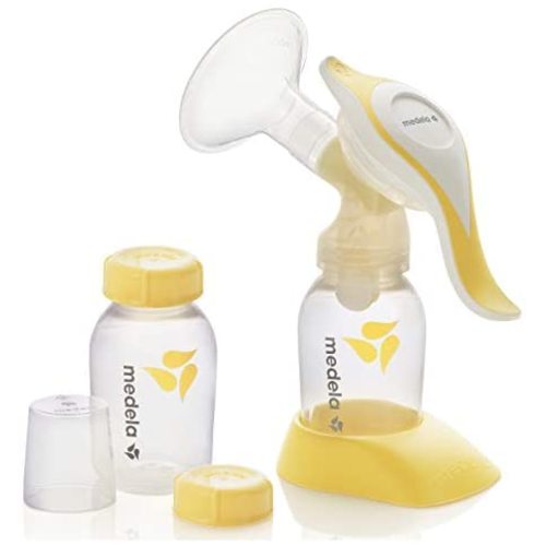 Medela, Harmony Breast Pump, Manual Breast Pump, Portable Pump, 2-Phase Expression Technology, Ergonomic Swivel Handle, Easy to Control Vaccuum, Designed for Occasional Use