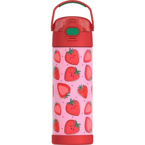 Thermos 16oz FUNtainer Water Bottle - Strawberry Smiles