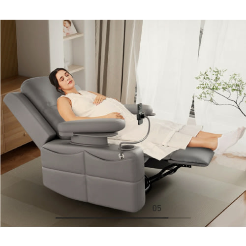 Rocking Nursery Chair for Breastfeeding – MAMAZING (gray/HAZE)