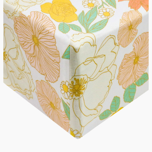 Copper Pearl Premium Crib Sheet - Rose