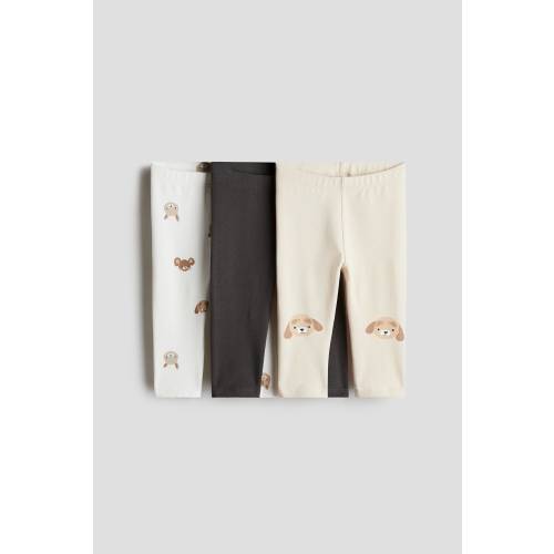 3-PACK COTTON JERSEY LEGGINGS