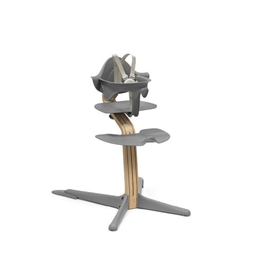 Stokke Nomi High Chair: walnut/grey or oak/grey