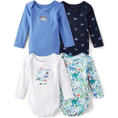 The Children's Place Baby Boy's and Newborn Long Sleeve Bodysuits