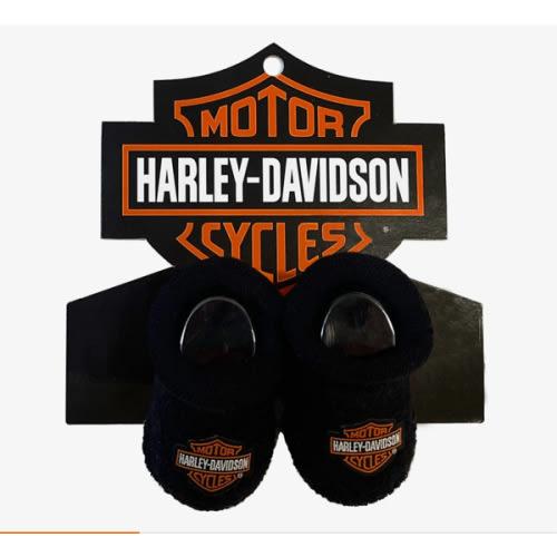 Infant Boy's Bootie Socks in Black | Harley-Davidson USA