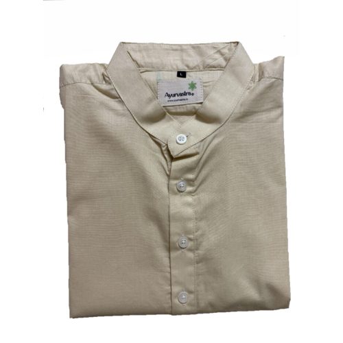 Kurtha (Neem Ivory shade) with healing dyes - Ayurvastra