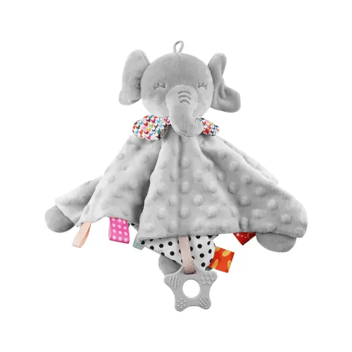 Elephant Baby Comforter Blanket Soft Appease Towel Baby Rattle Animals Toys Soothe Reassure Sleeping Towel Lathe HangingToddler - AliExpress