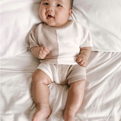 Luna + Luca Color Block Set 3-6Mo