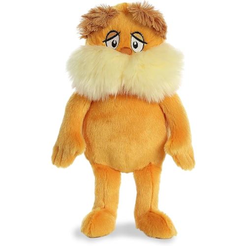 Aurora® Whimsical Dr. Seuss™ The Lorax Stuffed Animal - Magical Storytelling - Officially Licensed - Orange 12 Inches
