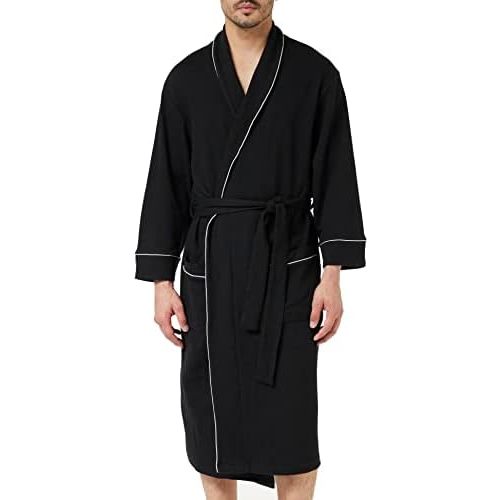 Amazon Essentials Men's Lightweight Waffle Robe (Available in Big & Tall)