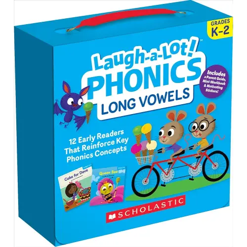 Laugh-A-Lot Phonics: Long Vowels (Parent Pack): 12 Engaging Books That Teach Key Decoding Skills to Help New Readers Soar