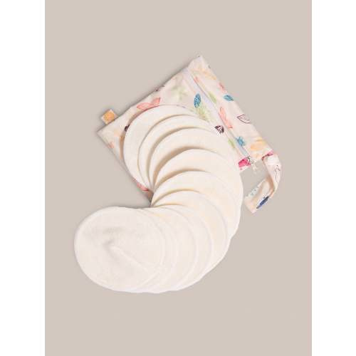 Organic Bamboo Reusable Nursing Pads | Ivory