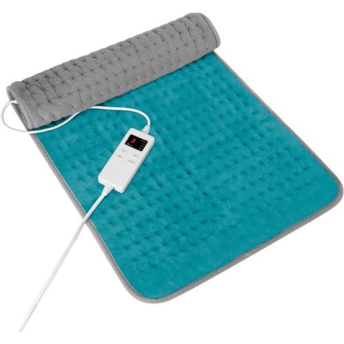 Heating Pad for Gifts Soothing Heat Therapy for Women & Men, Perfect Christmas, Mothers Day, Birthday Gifts for Her, Dad Gifts & White Elephant Gift, Cozy Stocking Stuffer for Women/Mom