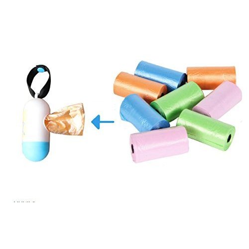 Portable Baby Diapers discarded Bags,Disposable Diaper Refill Bags,Bulk Poop Bags on a roll,Clean up Poop Bag Refills,+Free Bone Dispenser, 220 Pet,