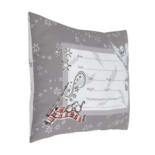 Warner Bros Harry Potter Magical Moments Grey and White Keepsake Pillo – NoJo Baby