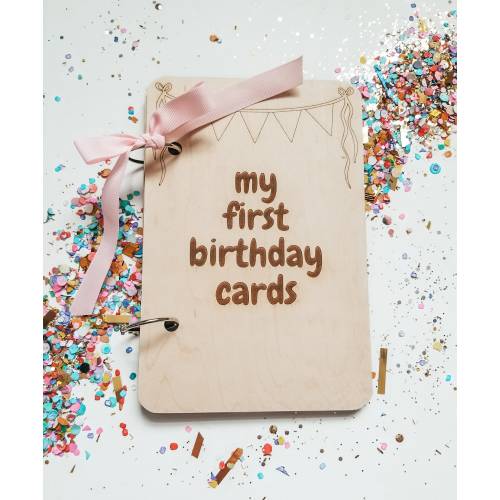 First Birthday Card Holder, Card keepsake holder, Birthday Keesake, Card Keepsake, First Birthday Cards, First Birthday